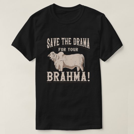 T-shirt American Brahman Brahma Beef Farmer Ranch Reproduc (Design devant)