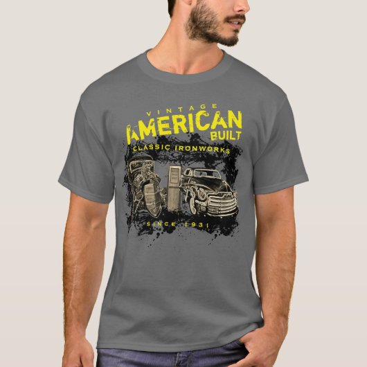 T-shirt American Building Classic Ironworks, n'importe que (Devant)