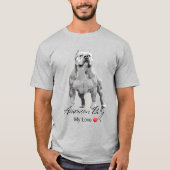 T-shirt American Bully (Devant)