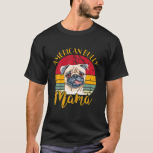 T-shirt American Bully Amoureux de les chiens Vintage Carl
