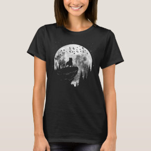 T-shirt American Bully Chien se promener de nuit pour Dog