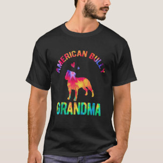 T-shirt American Bully Grandma American Bully Dog Lover  f