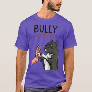 T-shirt American Bully Maman mignonne Chien Mama Drôle Fe