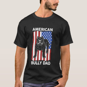 T-shirt American Bully Papa Chien Propriétaire Chien Papa