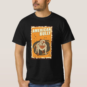 T-shirt American Bully Retro Propriétaire de chiens Bul