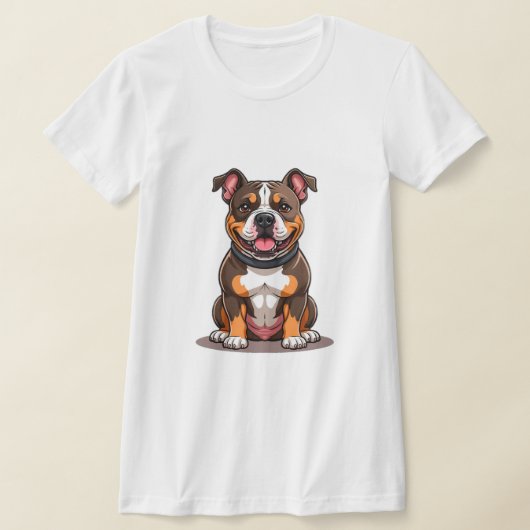 T-shirt American Bully Style de chiot mignon (Poser)
