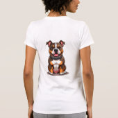 T-shirt American Bully Style de chiot mignon (Dos)