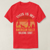 T-shirt American Bully Walking (Design devant)