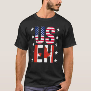 T-shirt American Canadian Tee double citoyenneté Humour 1