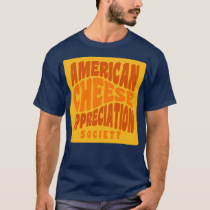 T-shirt American Cheese Appreciation Society Fromages Gril