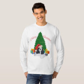 T-shirt American Cocker Spaniel Noël (Devant entier)