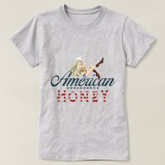 T-shirt American Cowgirl (Design devant)