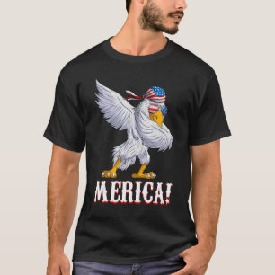 T-shirt American Dabbing Eagle Merica États-Unis Patriotiq