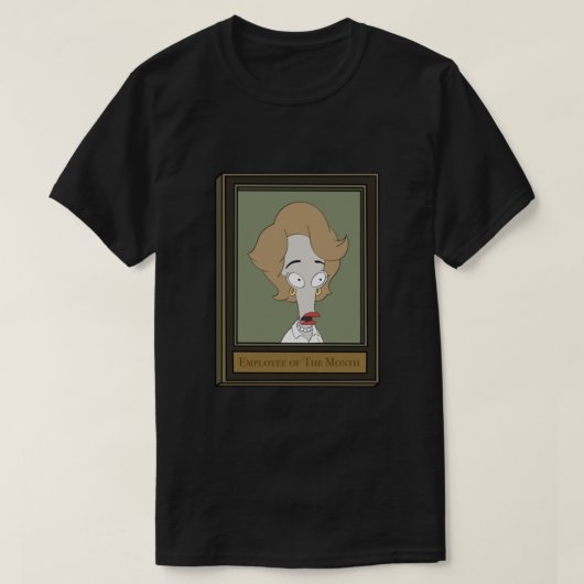 T-shirt American Dad Roger Employé du mois Meredith (Design devant)