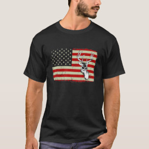 T-shirt American Deer Hunter Patriotic 2