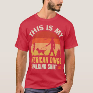 T-shirt American Dingo Walking
