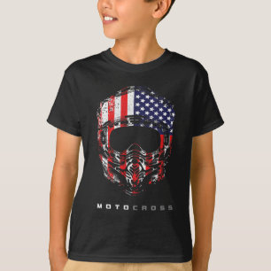 T-shirt American Dirt Bike Motocross Appareils - Motocross