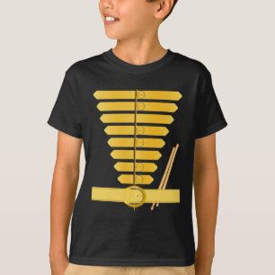 T-shirt American Drum Major Costume Marching Band Uniforme