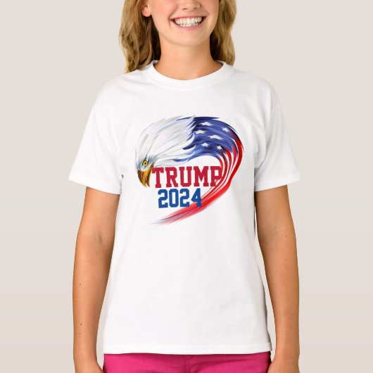 T-shirt American Eagle Trump 2024 (Devant)