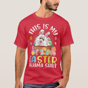 T-shirt American Eskimo Chien Et Oeufs Panier C'Est Mon Ea