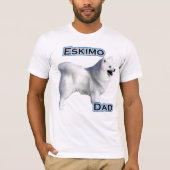 T-shirt American Eskimo Chien Papa 4 (Devant)