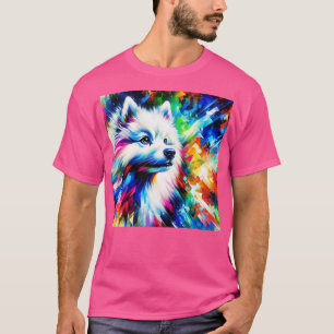 T-shirt American Eskimo Dog Art
