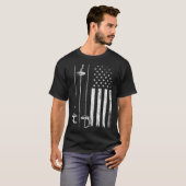 T-shirt American Fencing Gear Patriotic Fencer 4th of July (Devant entier)