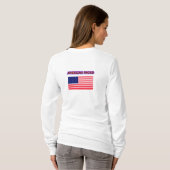 T-shirt American Fier Le MUSÉE Zazzle Modèle2 (Dos entier)