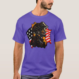 T-shirt American Firefighter USA Fire Department