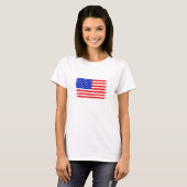 T-shirt American flag (Devant entier)