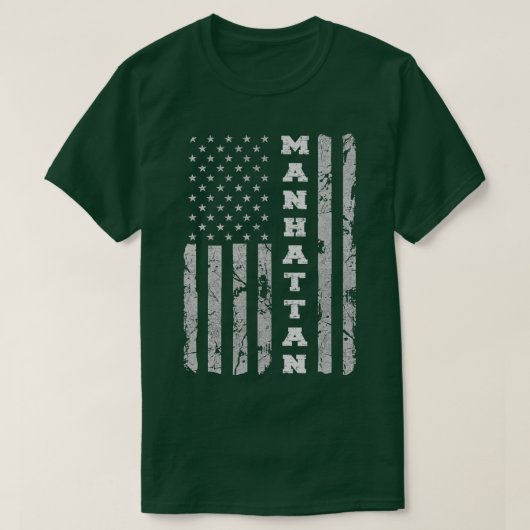 T-shirt American flag (Design devant)