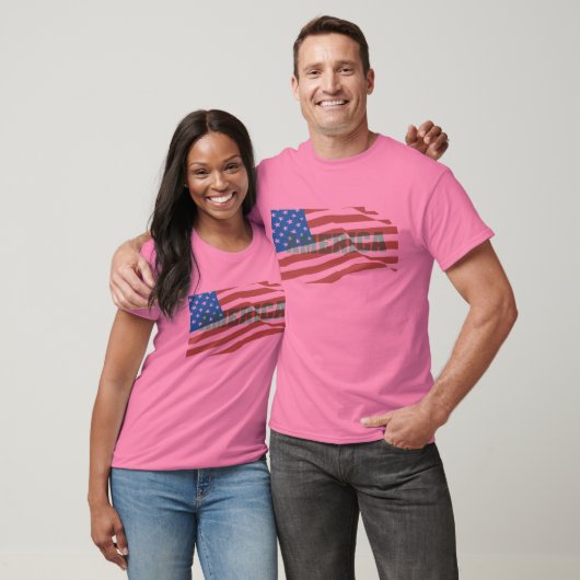 T-shirt American Flag (Unisexe)