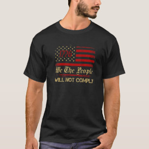 T-shirt American Flag 1776