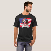 T-shirt American Flag 4th Of July English Springer Spaniel (Devant entier)