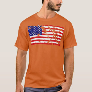 T-shirt American Flag Archery Archery Team Gift 