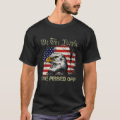 T-shirt American Flag Bald Eagle Nous, Les Gens, Nous Somm (Devant)