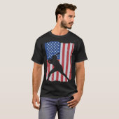 T-shirt American Flag Baseball (Devant entier)