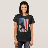 T-shirt American Flag Baseball (Devant entier)
