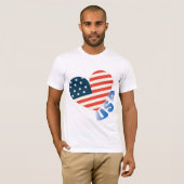 T-shirt American Flag Colors, USA Pride (Devant entier)