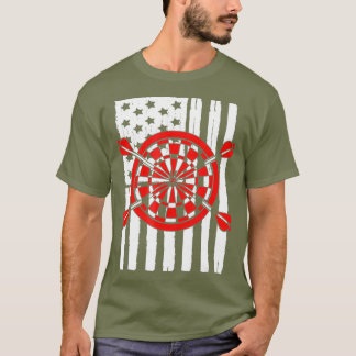 T-shirt American Flag Dart Lover Thème Graphisme