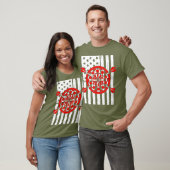 T-shirt American Flag Dart Lover Thème Graphisme (Unisexe)