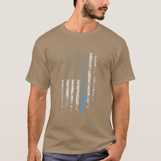 T-shirt American Flag Fishing Lover Vintage Bass Fishing R