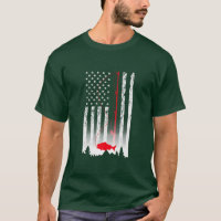 American Flag Fishing Rod USA Patriotic Lover Prem