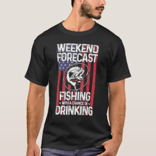 T-shirt American Flag Fly Fishing - 4 juillet indépendant