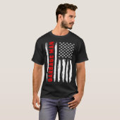 T-shirt American Flag Garbage Man US Flag (Devant entier)