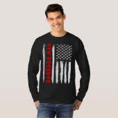 T-shirt American Flag Garbage Man US USA Flag (Devant entier)