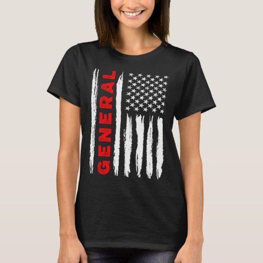 T-shirt American Flag General US USA Flag (Devant)