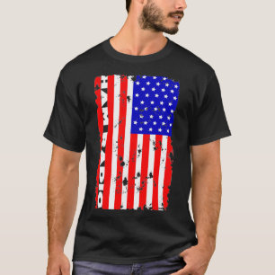 T-shirt American Flag Ham Radio 90 s Radio Connectivity