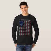 T-shirt American Flag Hd Dans Shovel Nous Avons Confiance (Devant entier)