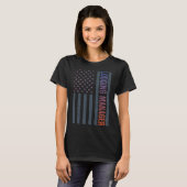 T-shirt American Flag - Manager (Devant entier)